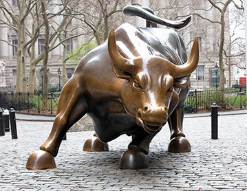 Charging Wall Street Bull