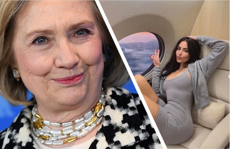 Social media queen Kim Kardashian met the Clinton ladies!