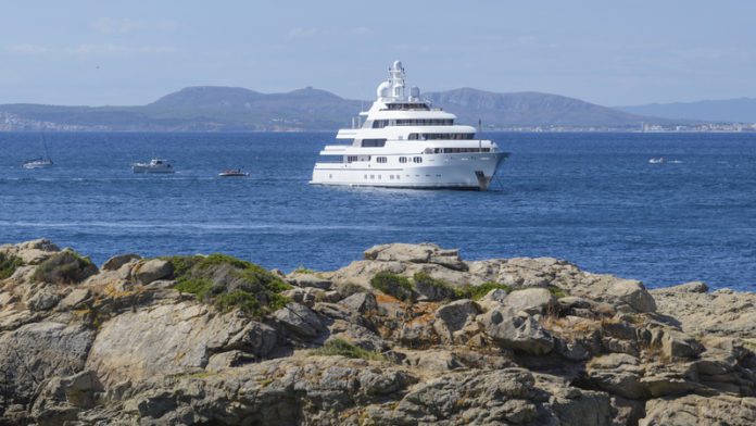 Superyachts and ultra-rich people