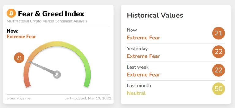 Despite Extreme Fear, Bitcoin May See $50,000 By End Of March!