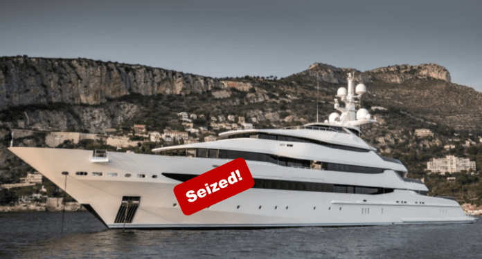 Superyacht Amore Vero of Igor Selchin seized