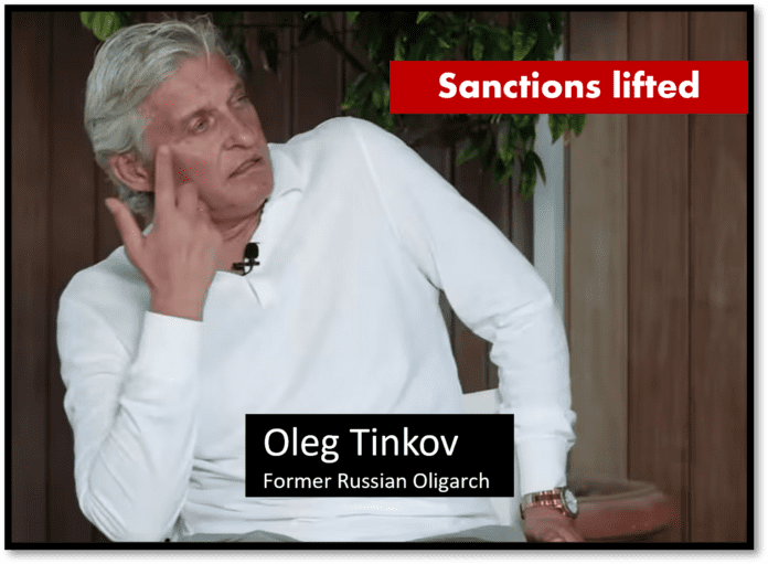 Excommunicated Oligarch Oleg Tinkov wins court battle to lift sanctions