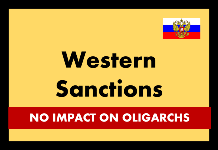 Sanctions Without Impact On Russian Oligarchs? They Became Even Richer While The Ukraine War!