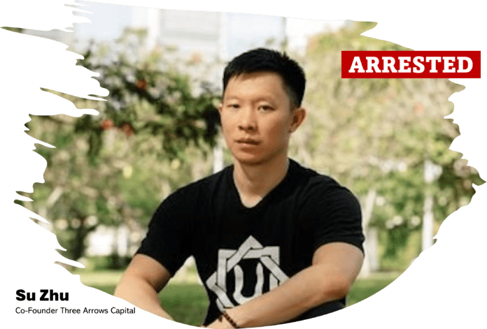 Three Arrows Capital co-founder Su Zhu arrested