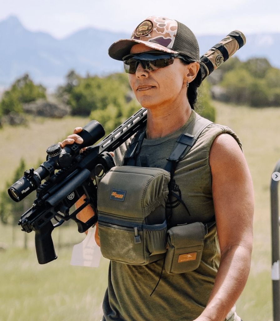 US politician Tulsi Gabbard in uniform