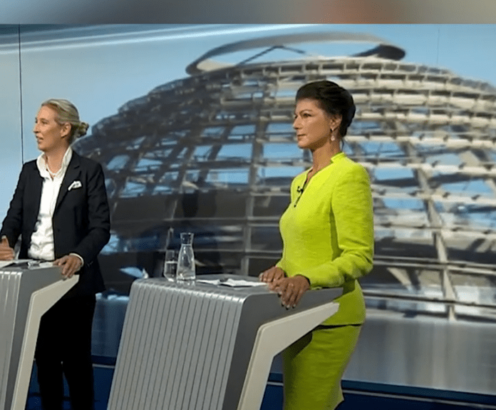 TikTik empowered German politicians Alice Weidel and Sarah Wagenknecht